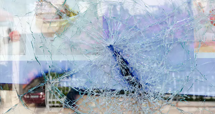 Cracked Glass Balcony Door Repair in Navarre, FL