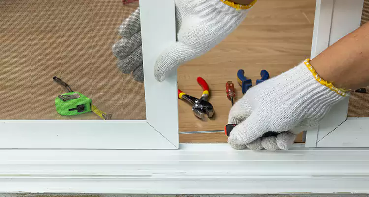 Sliding Glass Door Off Rails Repair in Navarre, FL