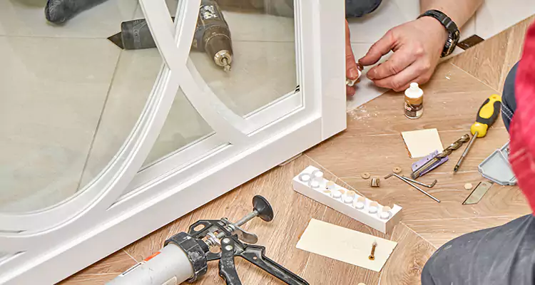 Interior Patio Door Casing Repair in Navarre, FL