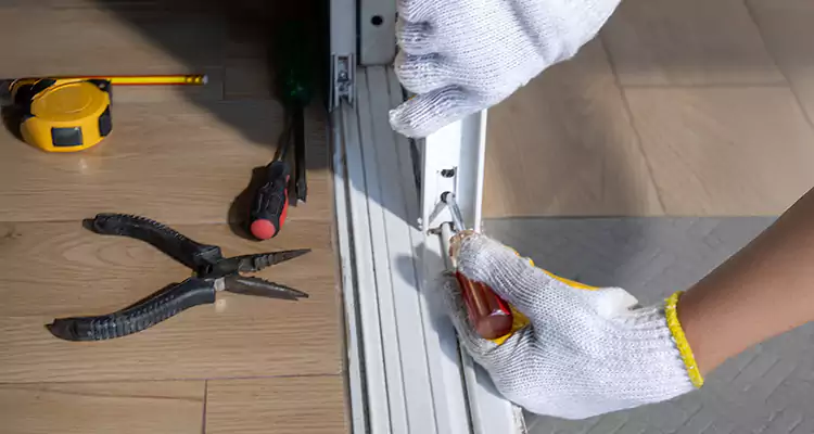 Backyard Sliding Door Track Repair in Navarre, FL
